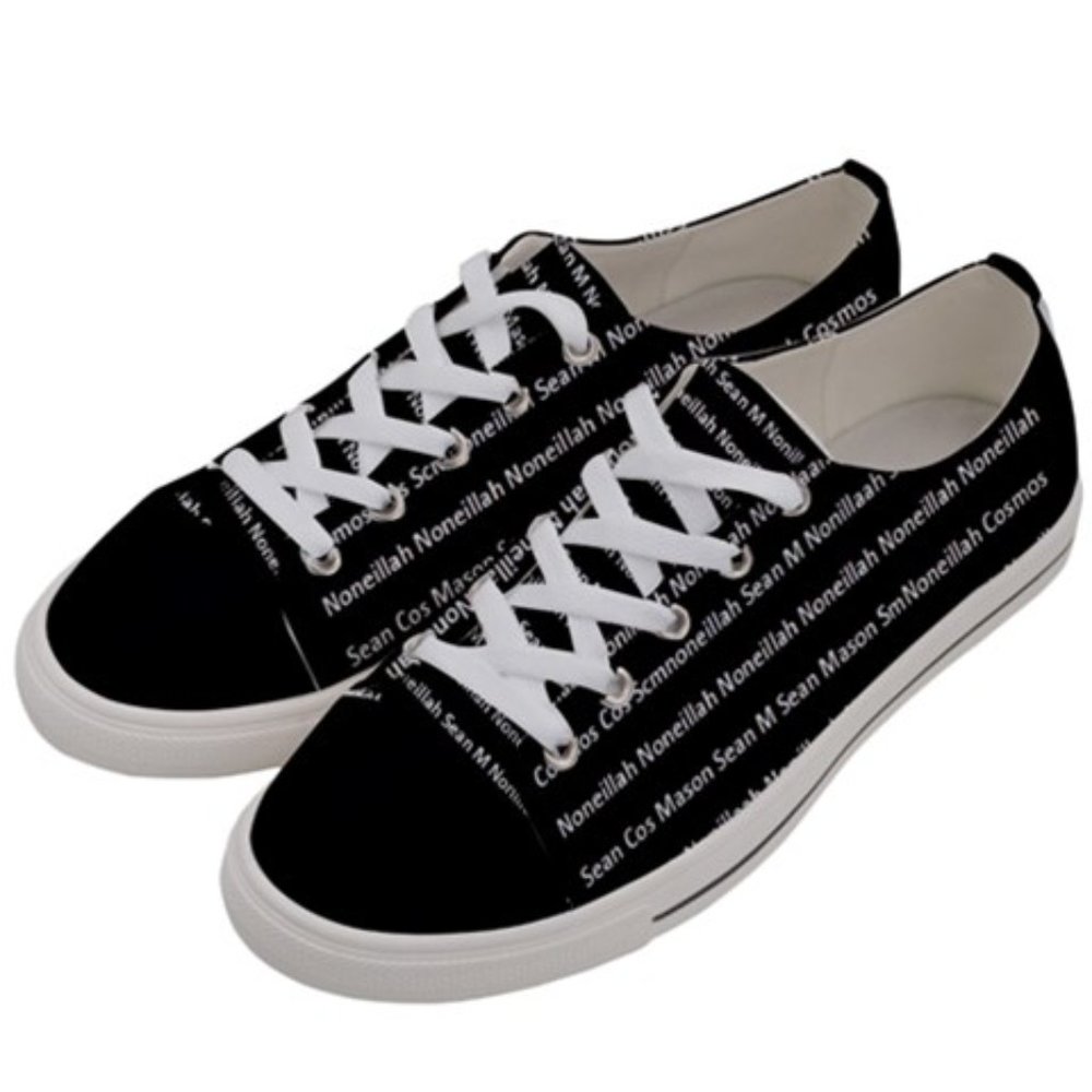 LOW TOP CANVAS SNEAKERS